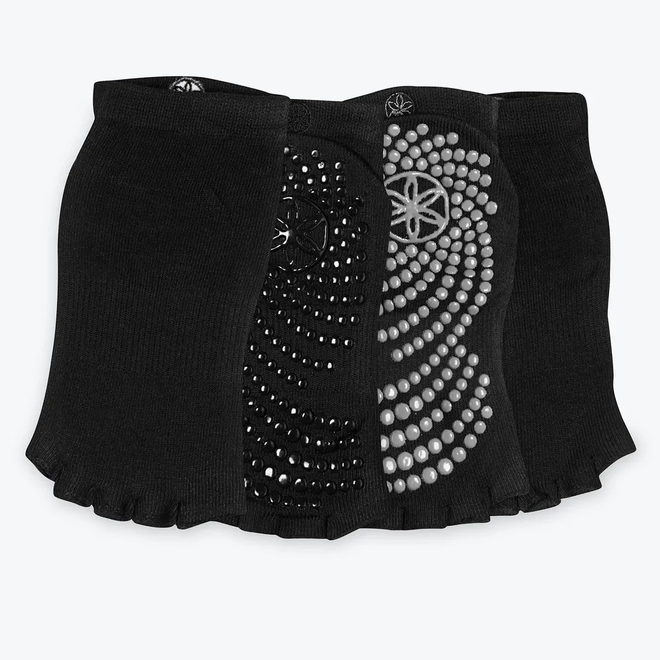gaiam-grippy-chaussettes-de-yoga-ouvertes-lot-de-2 image 1