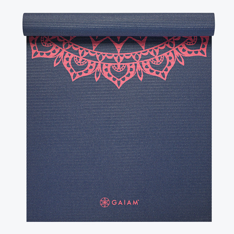 gaiam-tapis-de-yoga-navy-fleur-marrakesh-4mm-imprim image 1