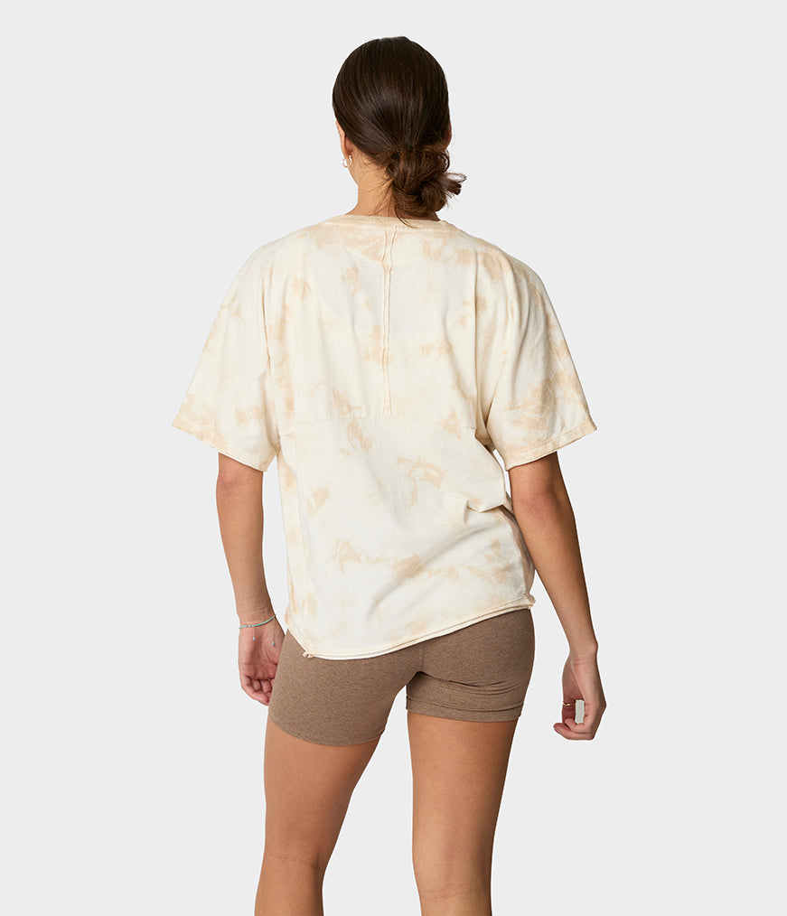 manduka-connection-t-shirt-femme-coton-bio-crop image 5