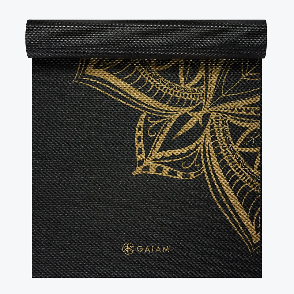 gaiam-premium-metallic-medallion-tapis-de-yoga-6mm image 1