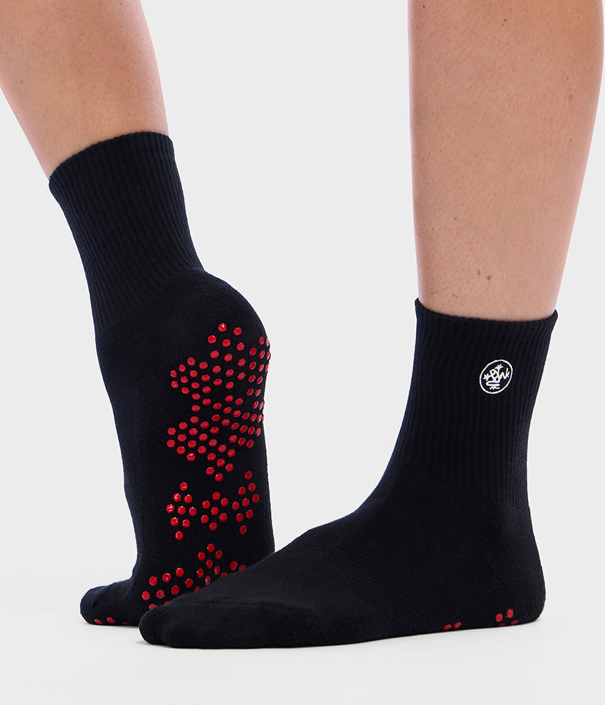manduka-equilibria-half-crew-chaussettes-pilates-antid-rapantes image 4