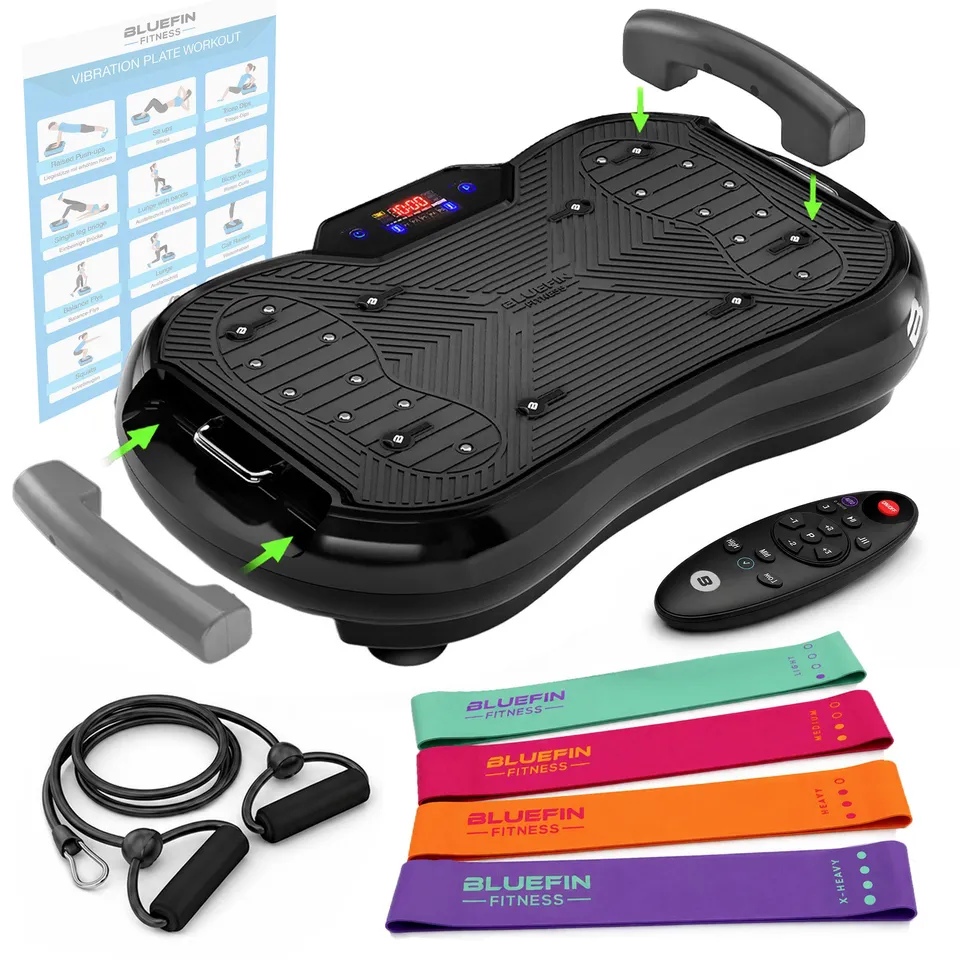 bluefin-fitness-ultra-slim-plus-plateforme-vibrante-180-niveaux-poign-es-amovibl image 1