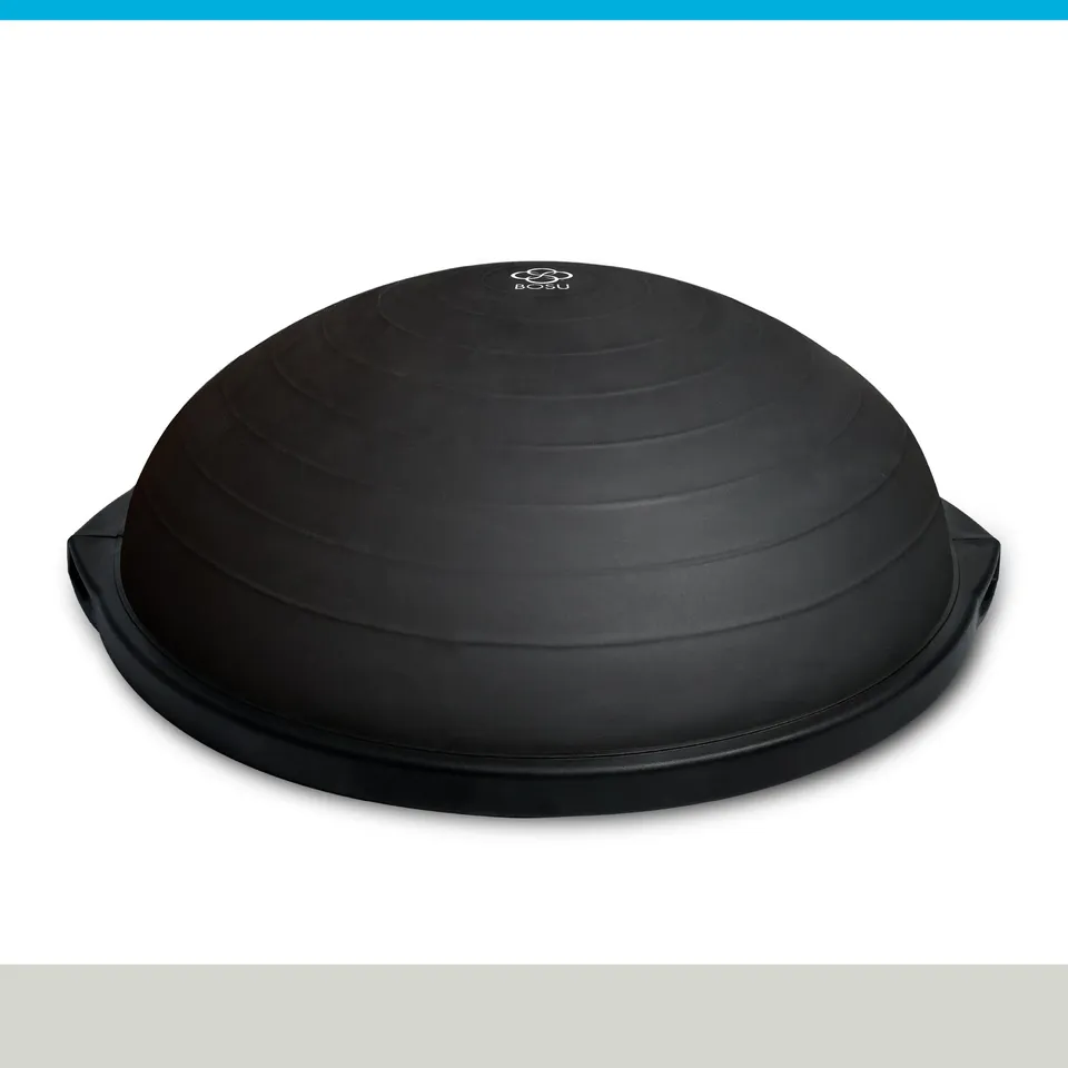 bosu-pro-balance-trainer-noir-mat-plateau-d-quilibre-pro image 1