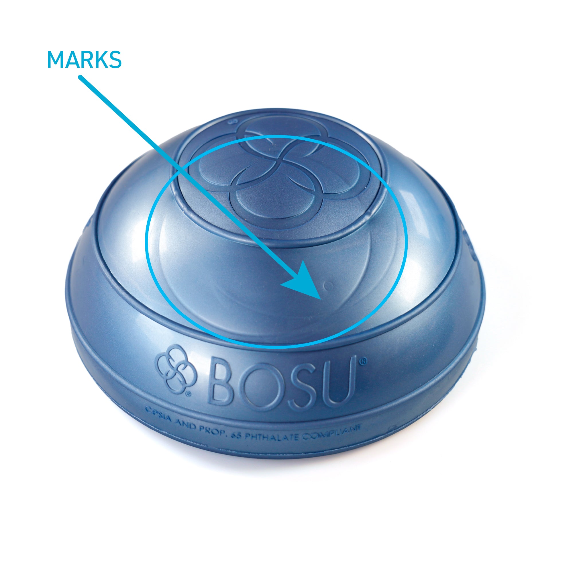 bosu-balance-pods-scratch-dent-6-5in-d-faut-cosm-tique image 1