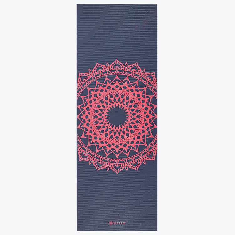 gaiam-tapis-de-yoga-navy-fleur-marrakesh-4mm-imprim image 2