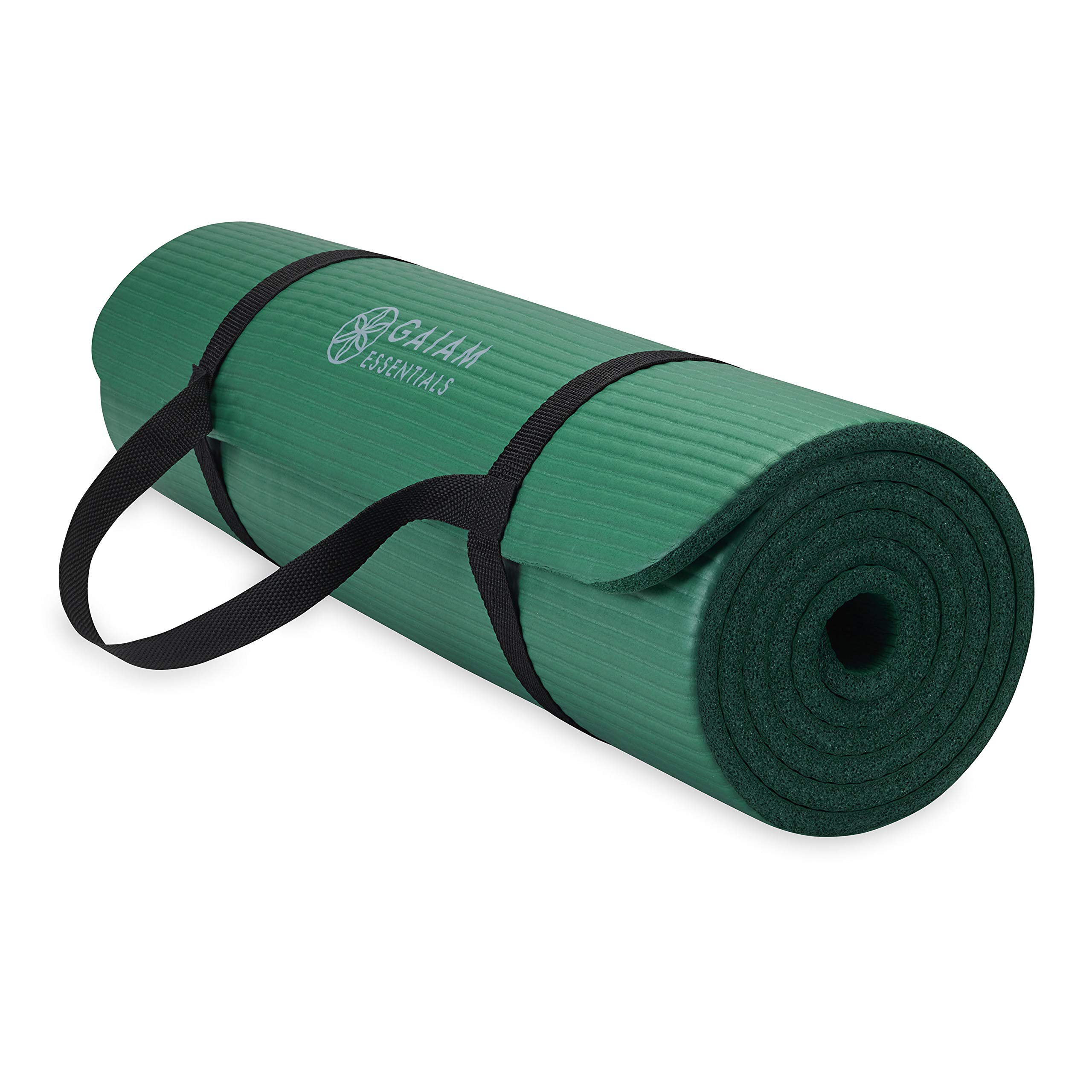 gaiam-essentials-tapis-de-yoga-pais-183-x-61-cm-avec-sangle image 1
