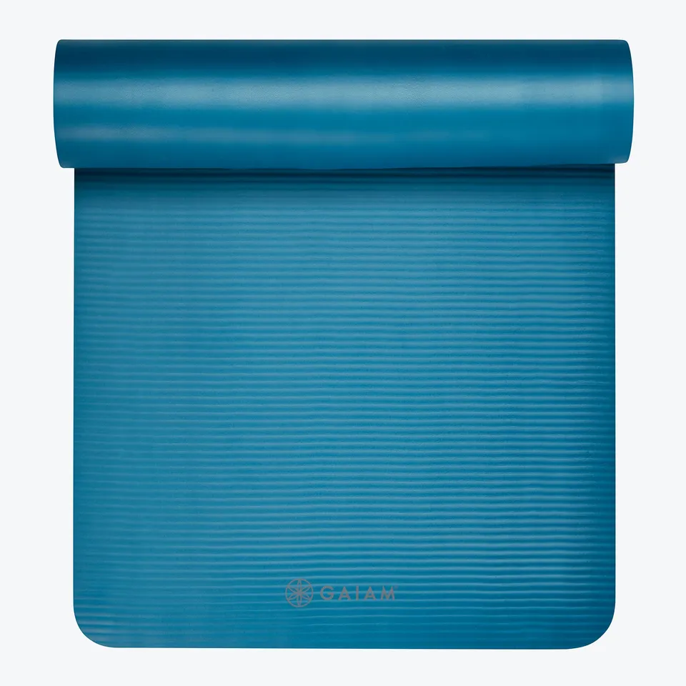 gaiam-tapis-de-fitness-10mm-antid-rapant-avec-sangle image 1