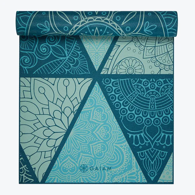 gaiam-premium-reversible-seaglass-tapis-de-yoga-6mm image 1
