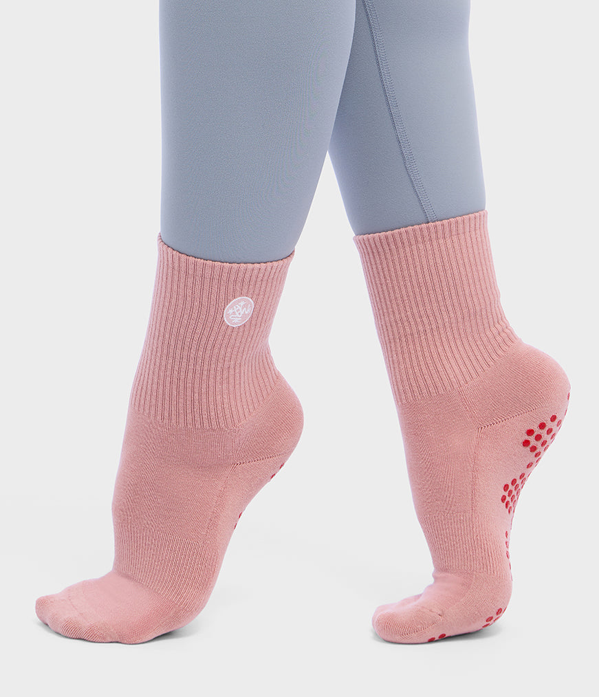 manduka-equilibria-half-crew-chaussettes-pilates-antid-rapantes image 2
