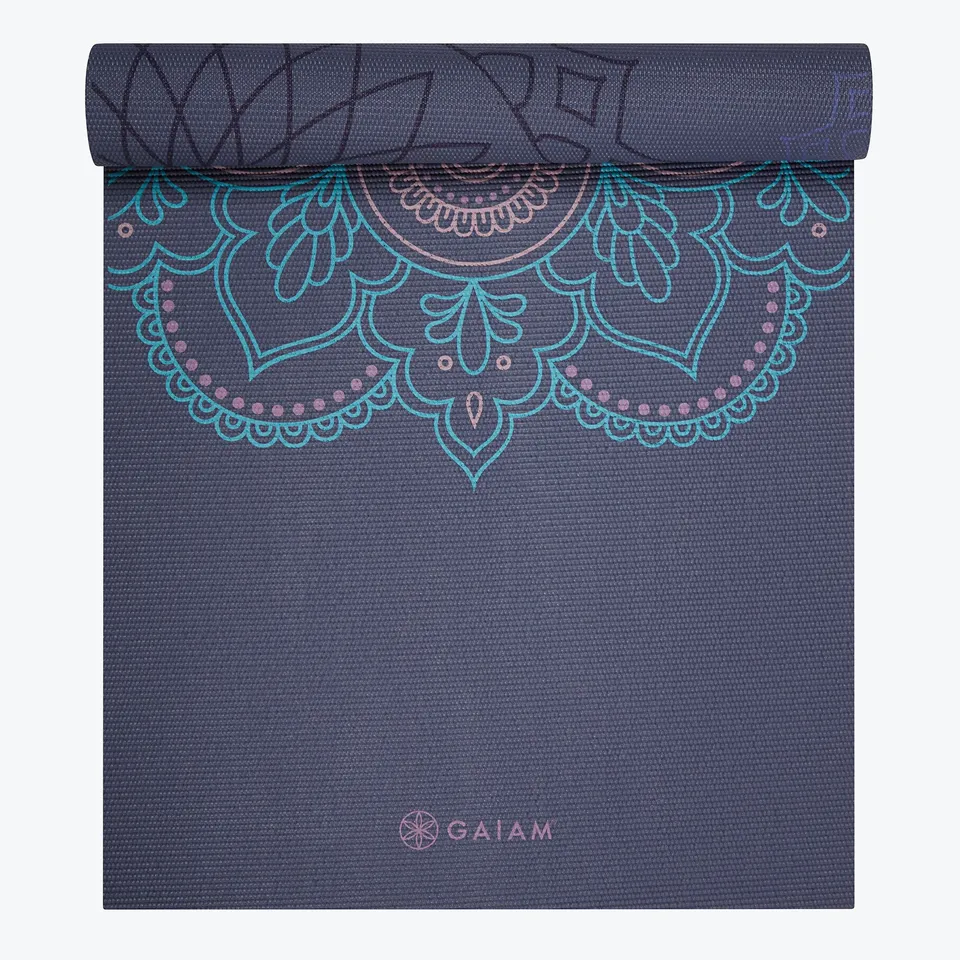 gaiam-premium-reversible-purple-illusion-tapis-de-yoga-6mm image 1