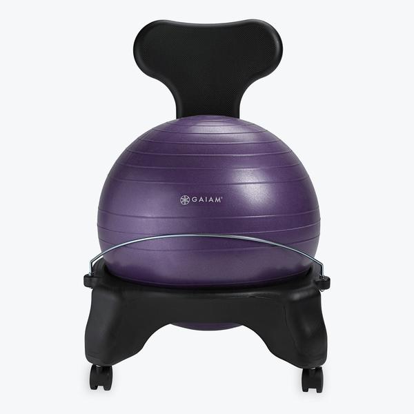 gaiam-classic-balance-ball-chair-chaise-ballon-ergonomique image 5