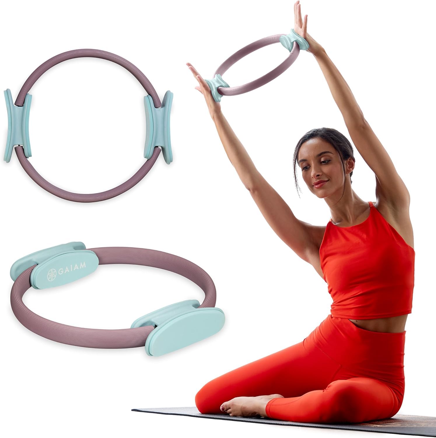 gaiam-fitness-circle-anneau-de-pilates-avec-poign-es-mousse image 7
