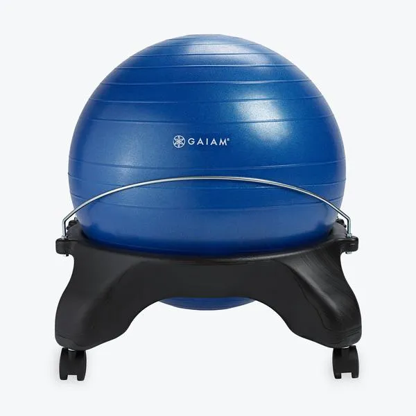 gaiam-backless-classic-balance-ball-chair-chaise-ballon-d-quilibre-sans-dossier image 1