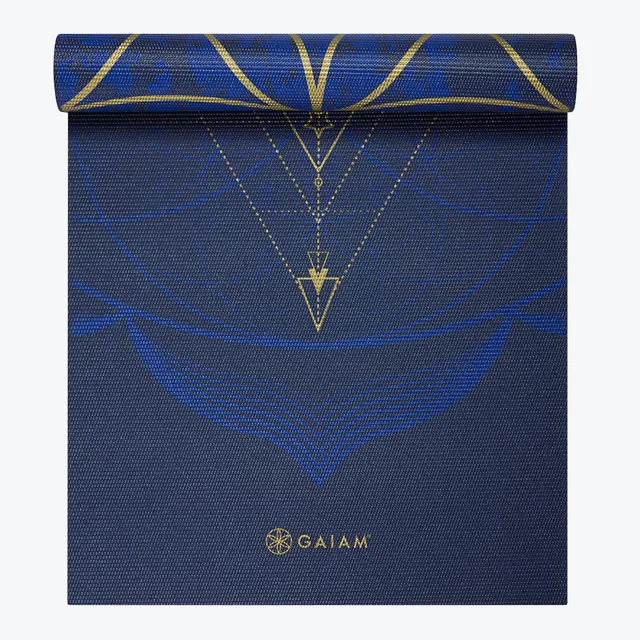 gaiam-reversible-metallic-sun-moon-tapis-de-yoga-6mm image 1
