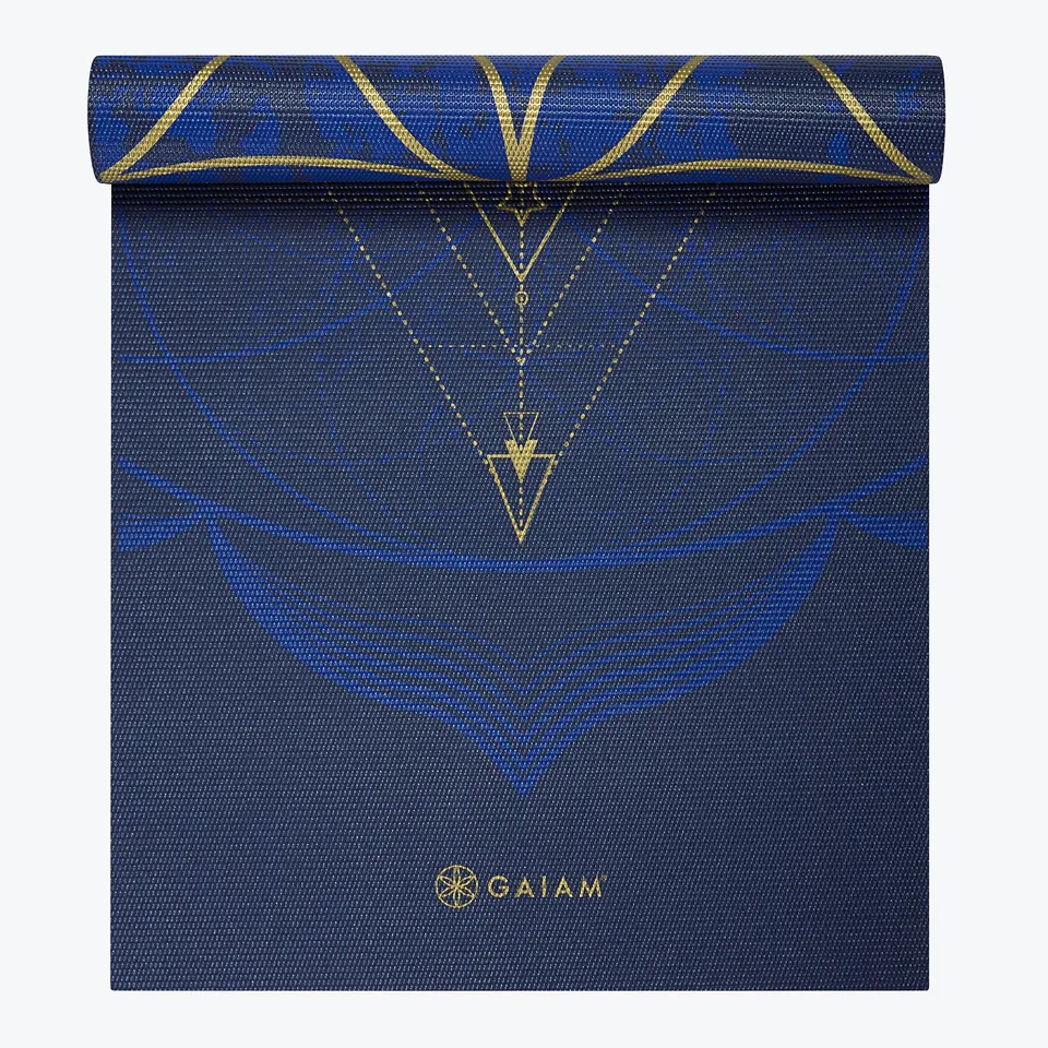 gaiam-reversible-metallic-sun-moon-tapis-de-yoga-6mm image 1