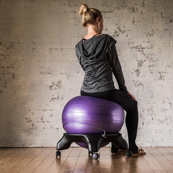gaiam-backless-classic-balance-ball-chair-chaise-ballon-d-quilibre-sans-dossier image 7