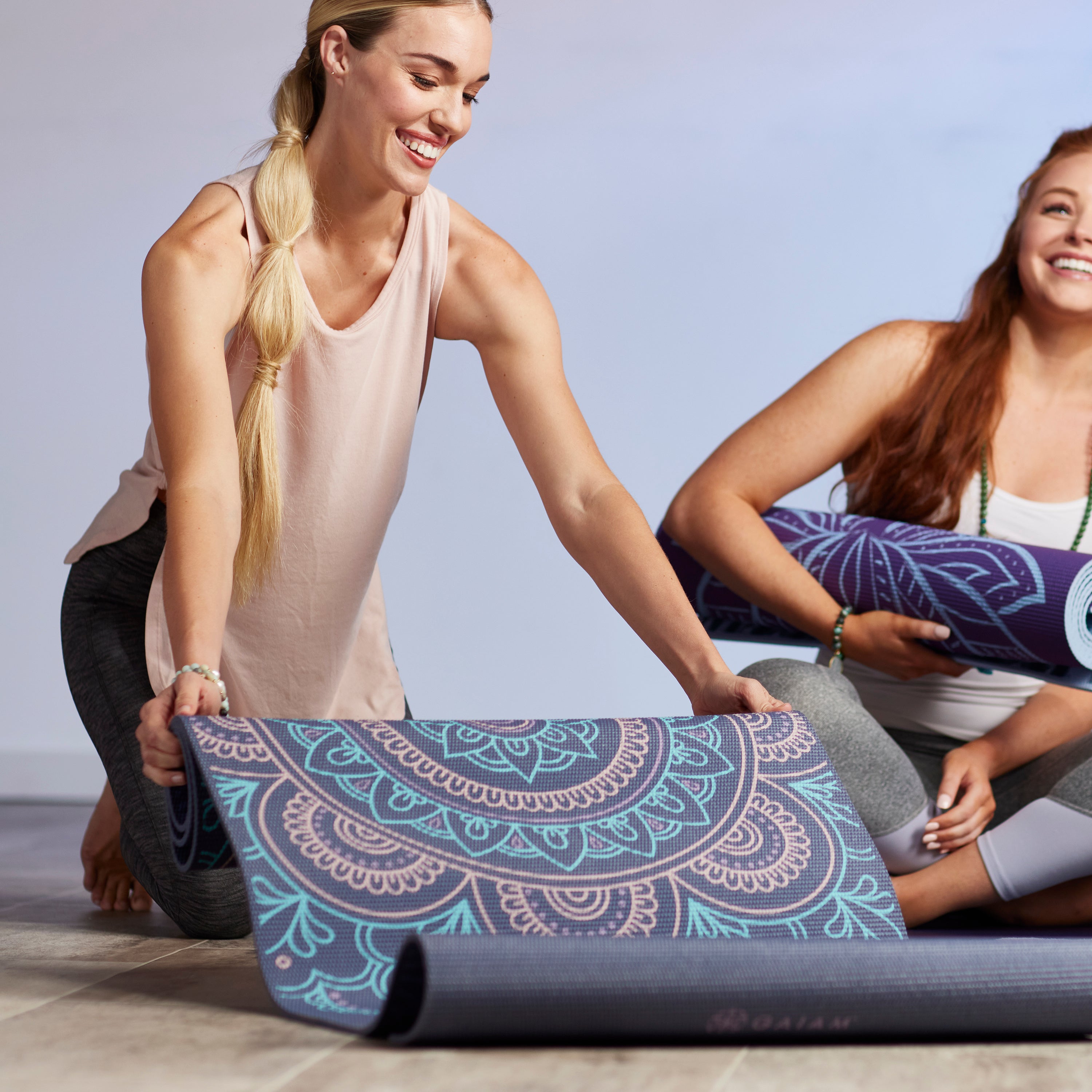gaiam-premium-reversible-purple-illusion-tapis-de-yoga-6mm image 8