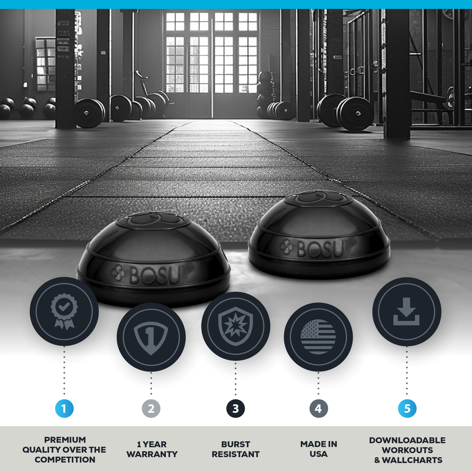 bosu-balance-pods-lot-de-pods-d-quilibre-16-5-cm image 2