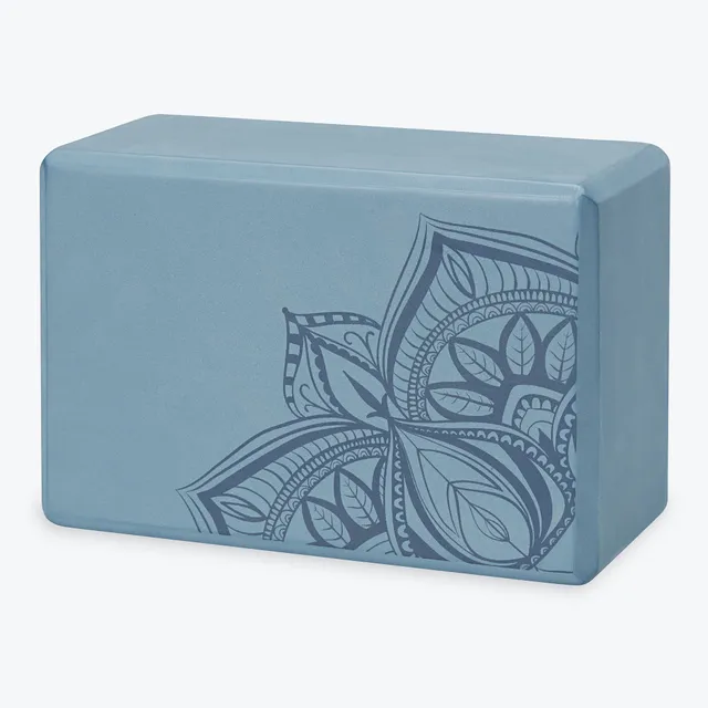 gaiam-printed-yoga-block-bloc-de-yoga-en-mousse-imprim image 1