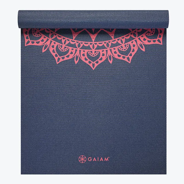 gaiam-tapis-de-yoga-navy-fleur-marrakesh-4mm-imprim image 1