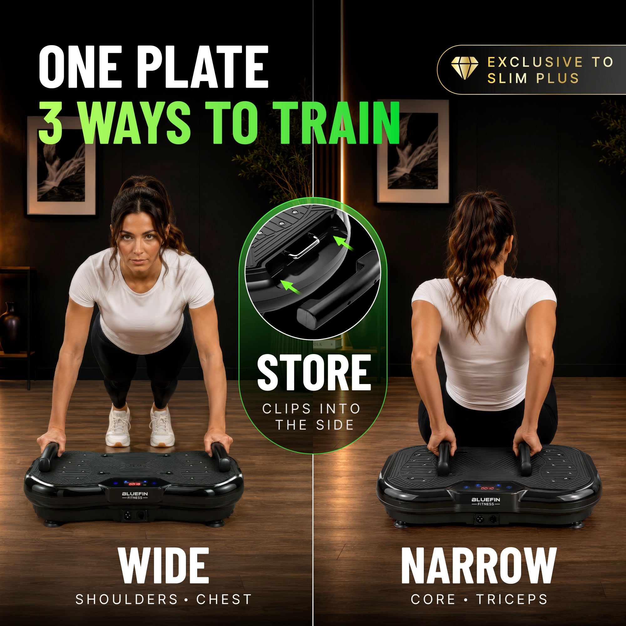 bluefin-fitness-ultra-slim-plus-plateforme-vibrante-180-niveaux-poign-es-amovibl image 2