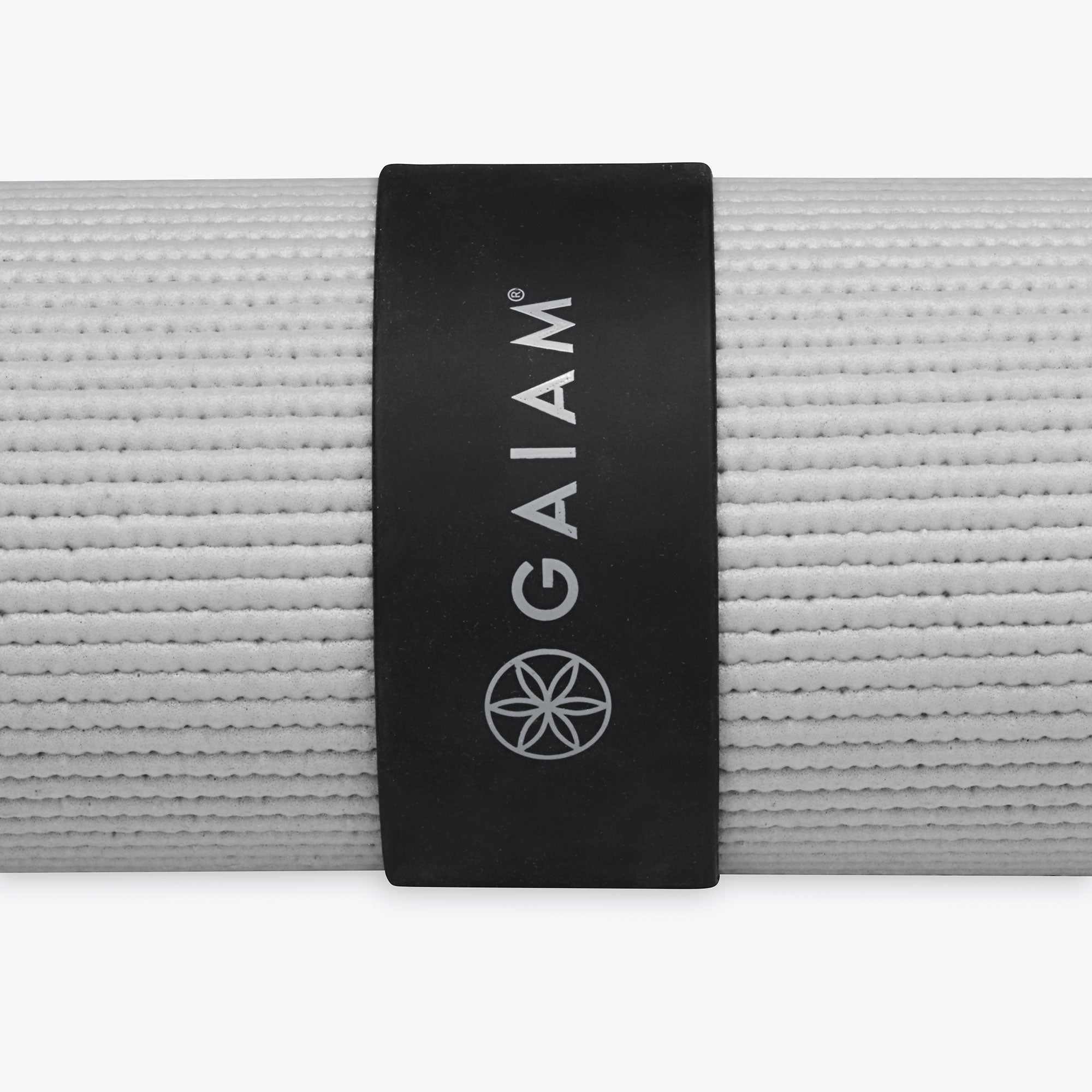 gaiam-yoga-mat-slap-band-sangle-lastique-tapis image 1
