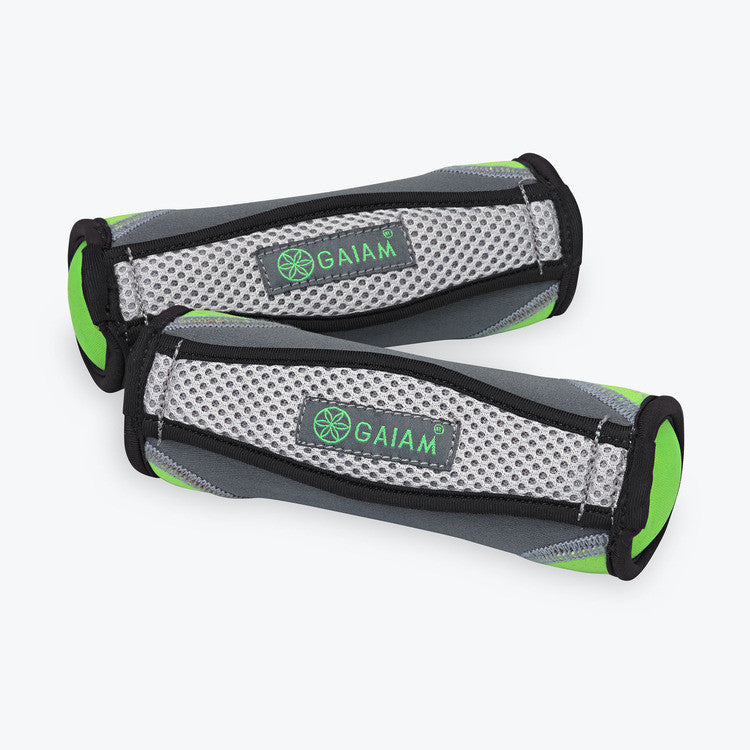 gaiam-walking-weights-poids-de-marche-sable-2-lb-et-4-lb image 1