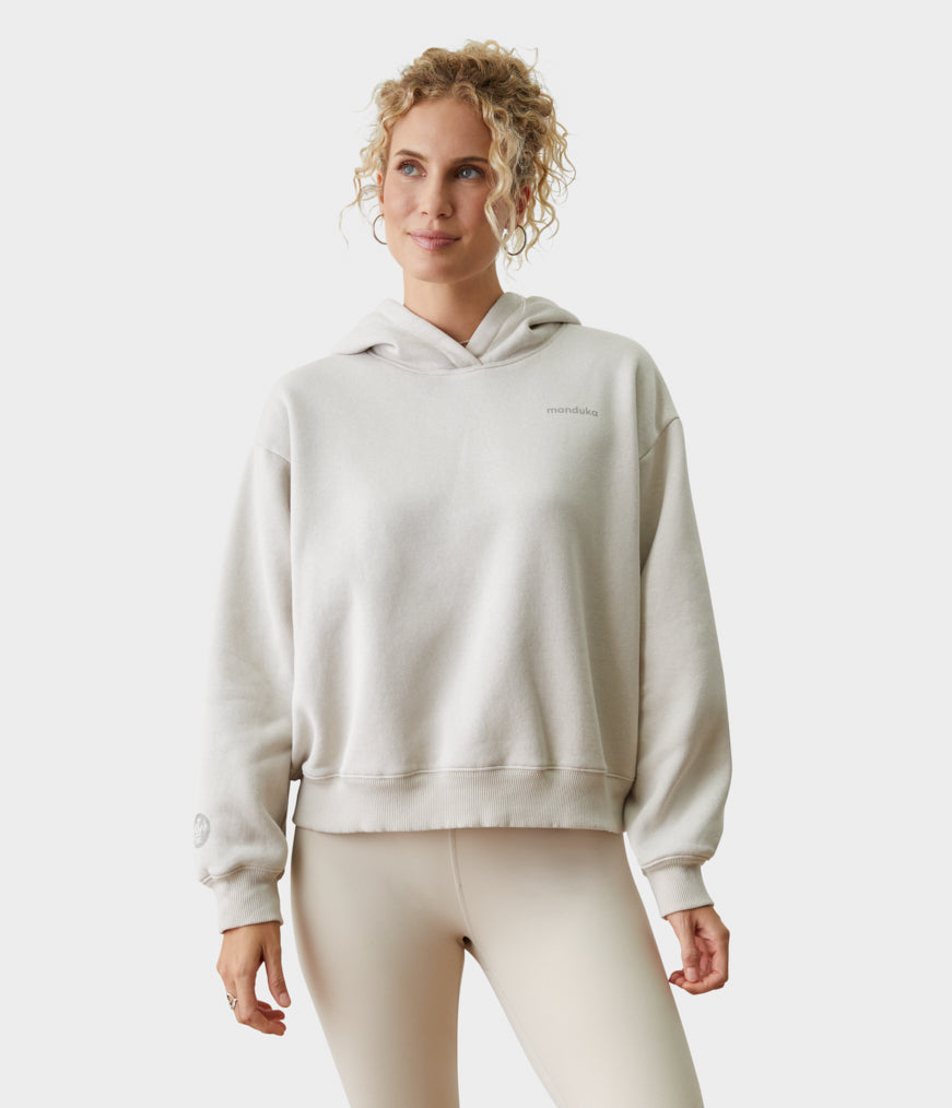 manduka-half-moon-hoodie-femme-polaire-bross-e-oversize image 7