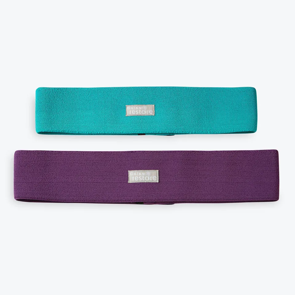 gaiam-hip-bands-lot-de-2-bandes-de-r-sistance-tissu image 1