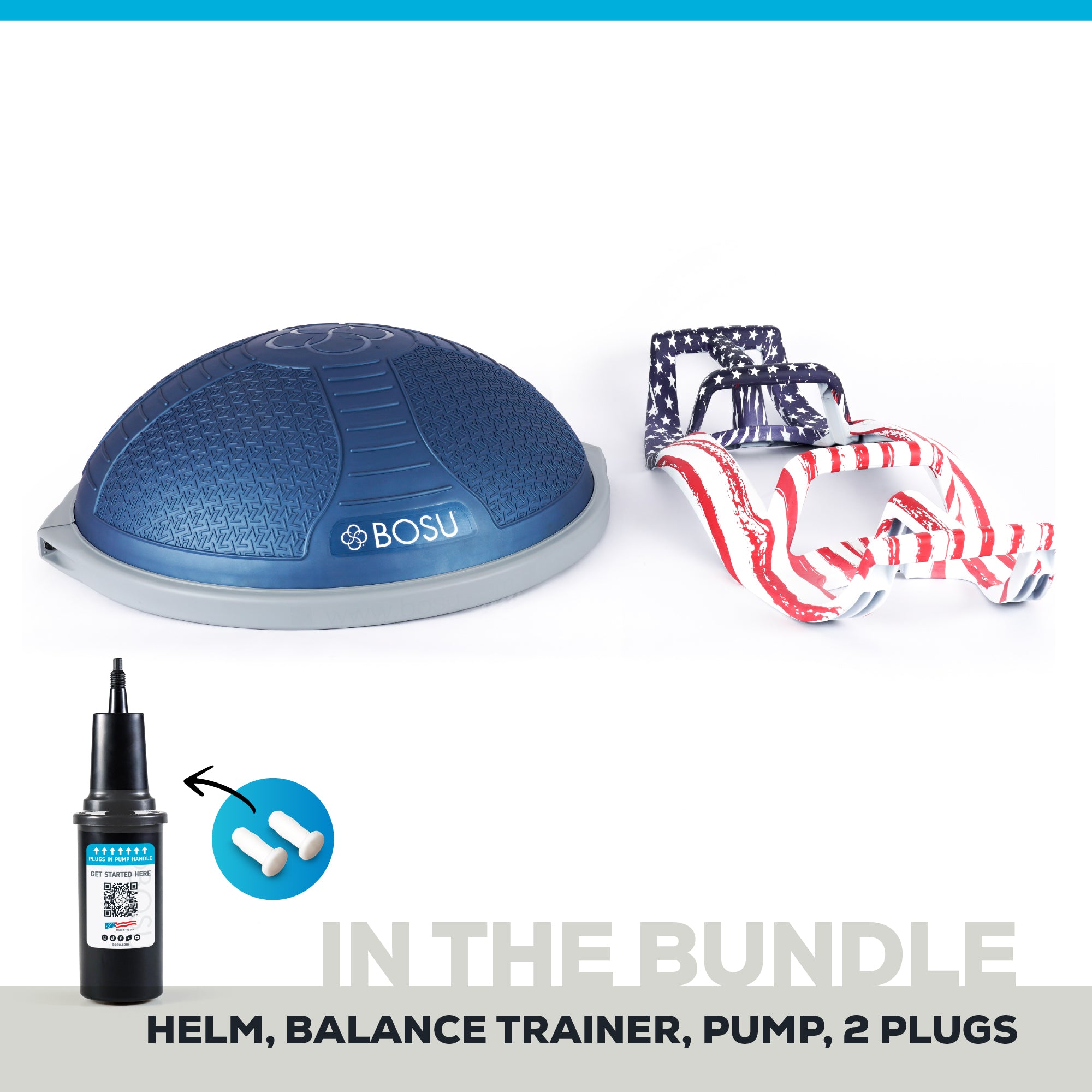 bosu-nexgen-pro-balance-trainer-helm-patriot-bundle image 5