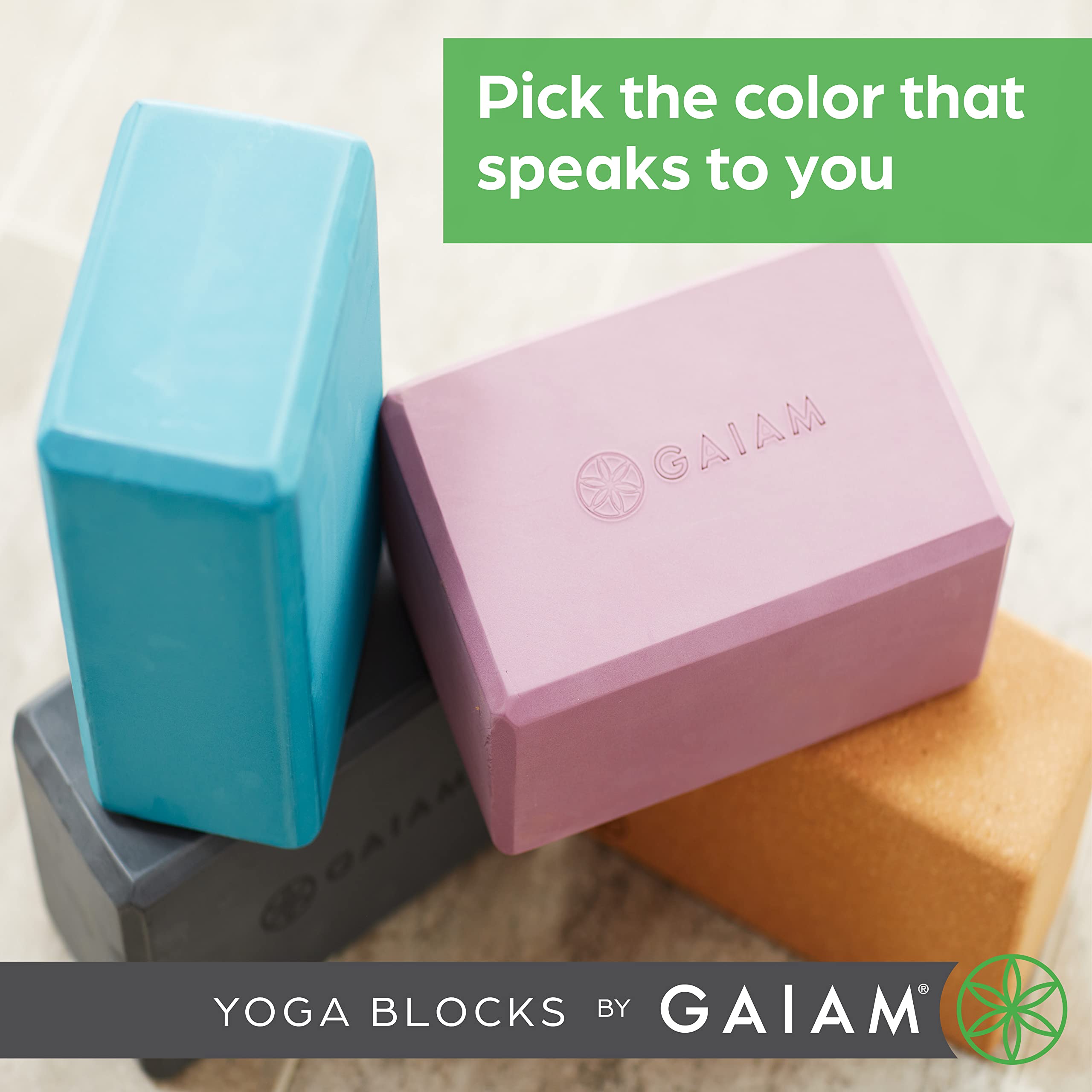 gaiam-bloc-de-yoga-mousse-eva-antid-rapant-22-9-x-15-2-x-10-2-cm image 3