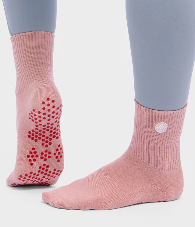 manduka-equilibria-half-crew-chaussettes-pilates-antid-rapantes image 1