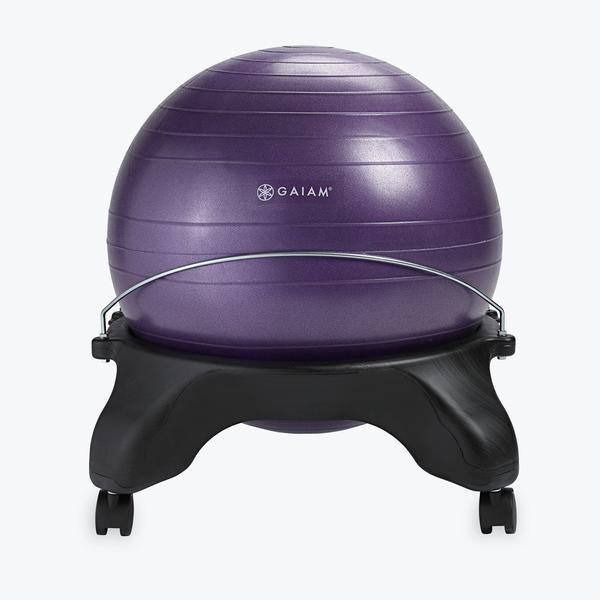 gaiam-backless-classic-balance-ball-chair-chaise-ballon-d-quilibre-sans-dossier image 5