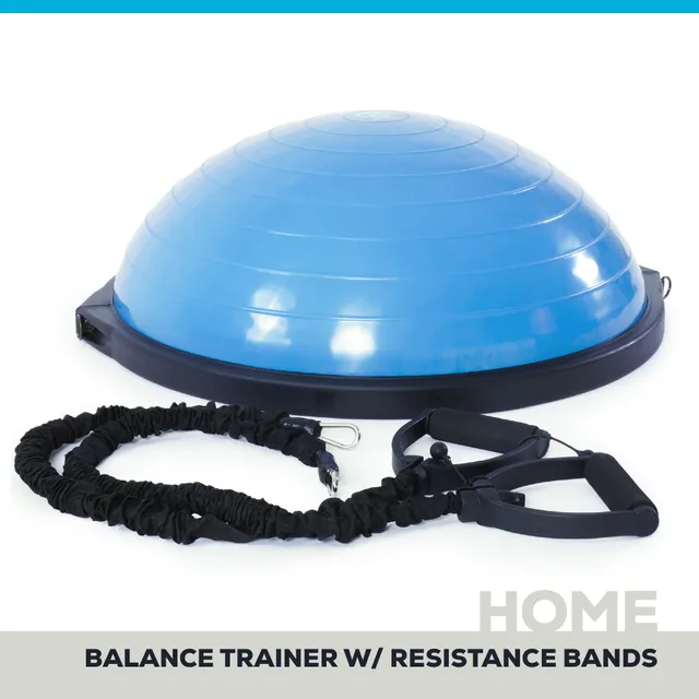 bosu-home-balance-trainer-avec-bandes-de-r-sistance image 1