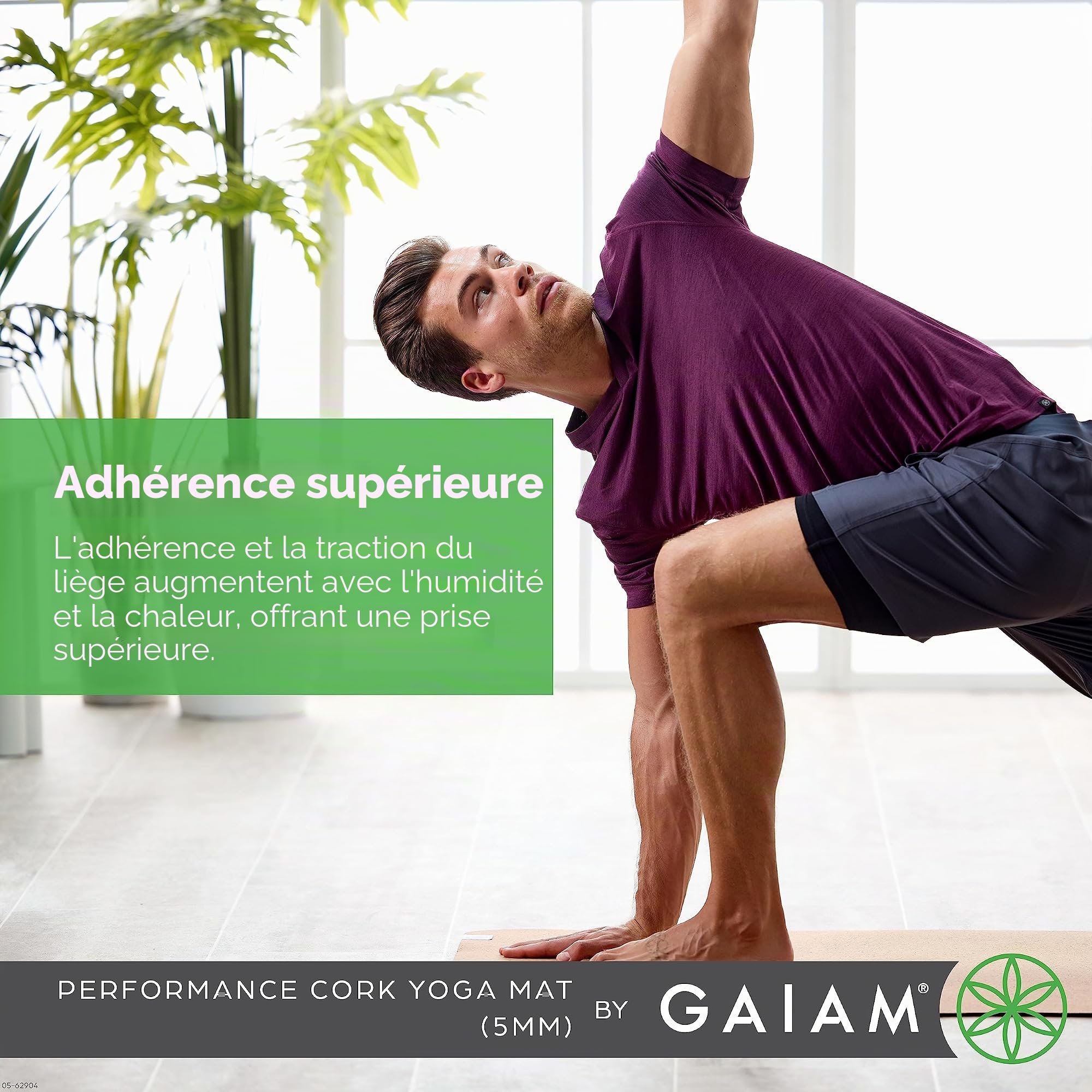 gaiam-tapis-de-yoga-en-li-ge-naturel-5-mm-dos-caoutchouc image 5
