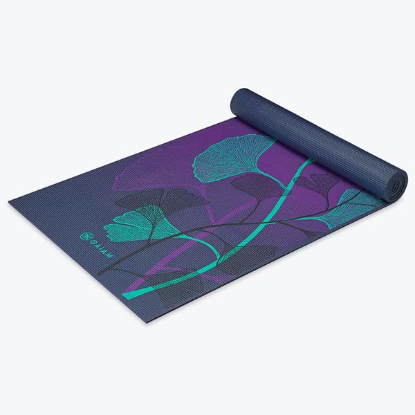 gaiam-premium-lily-shadows-yoga-mat-6mm-tapis-de-yoga-imprim image 3
