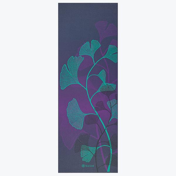 gaiam-premium-lily-shadows-yoga-mat-6mm-tapis-de-yoga-imprim image 2
