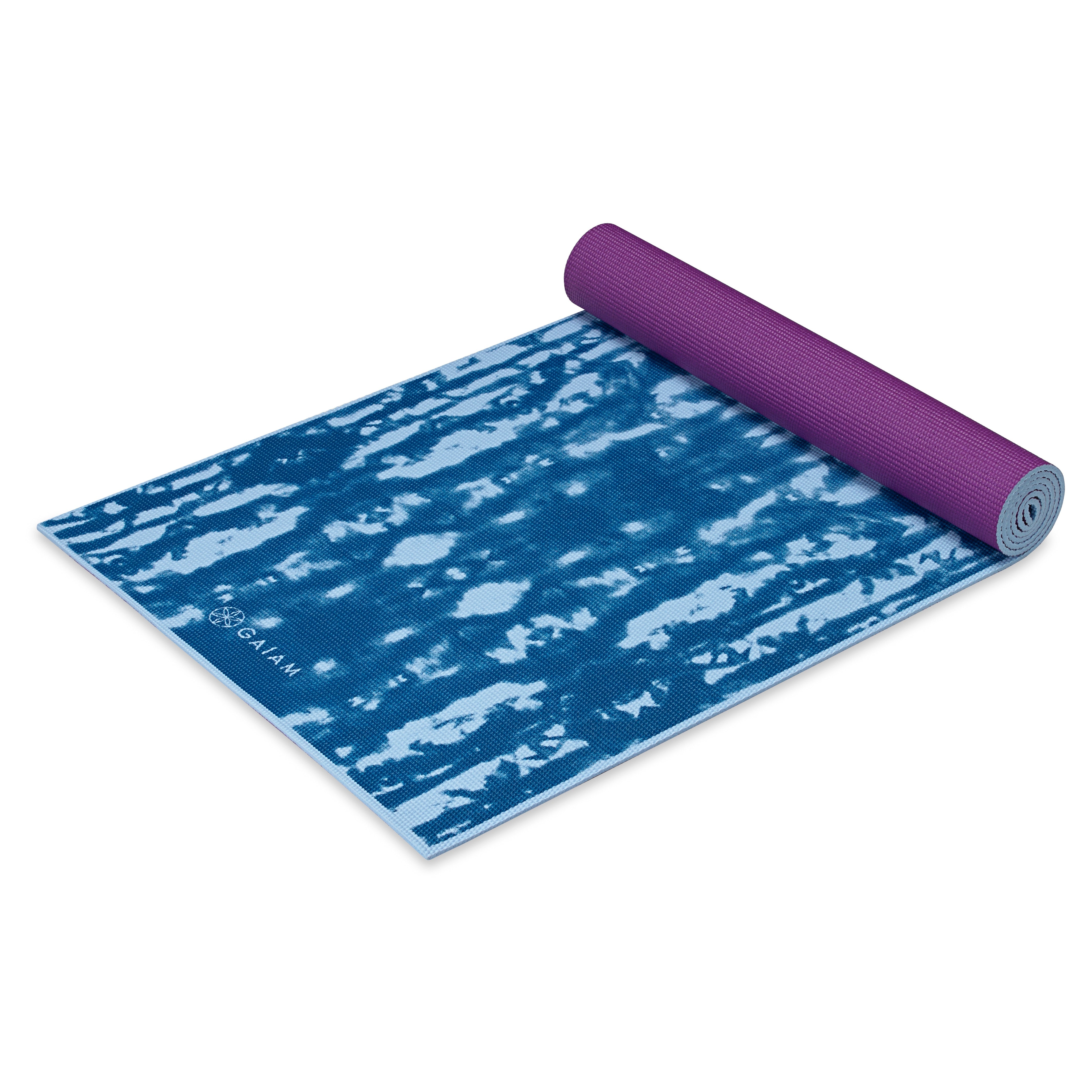 gaiam-reversible-purple-lotus-tapis-de-yoga-6mm image 4