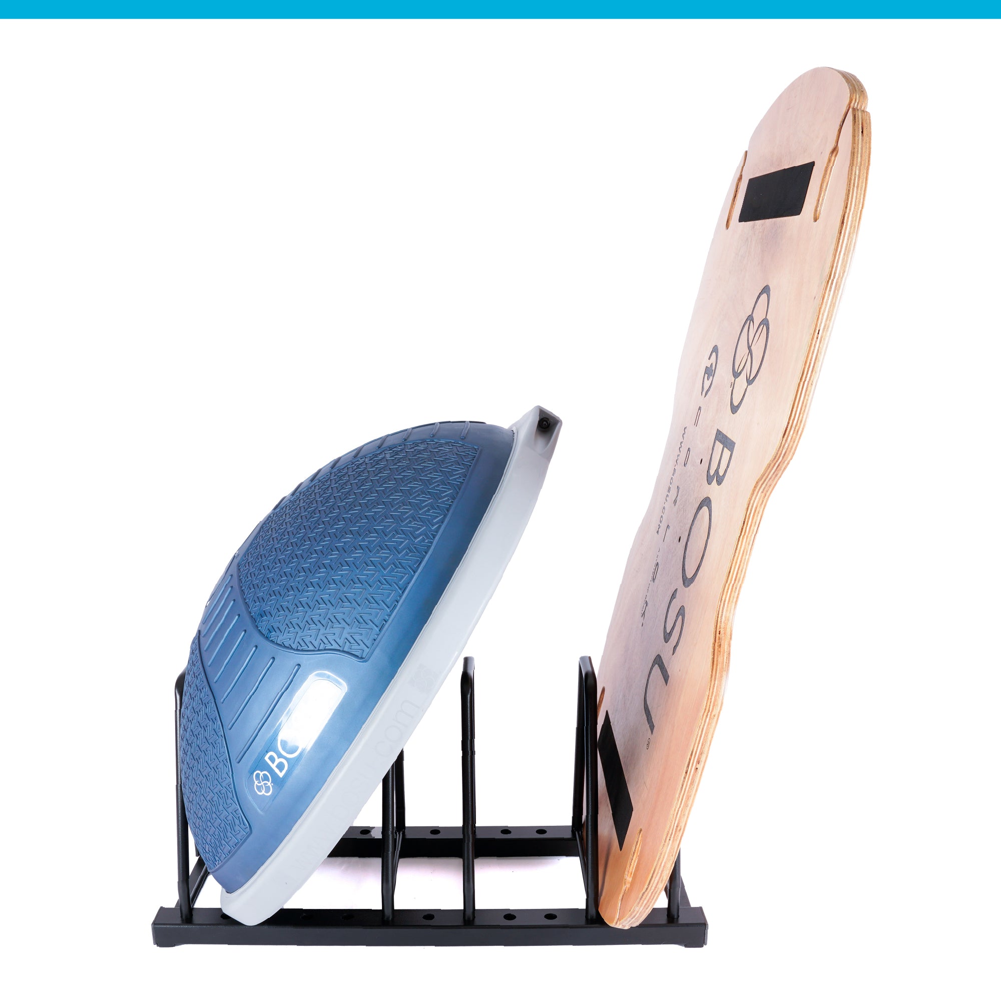 bosu-universal-storage-rack-rangement-balance-trainer image 8