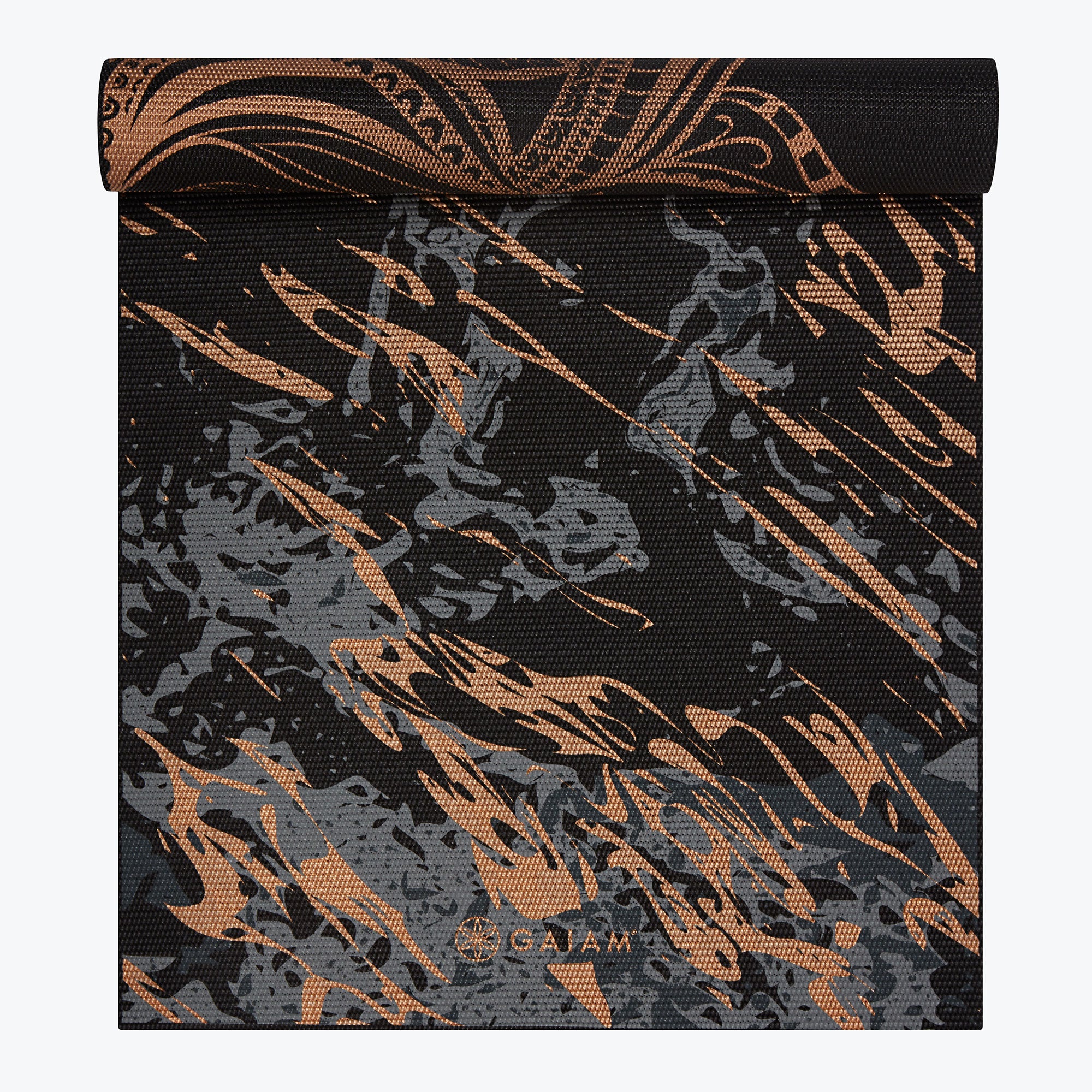 gaiam-premium-reversible-marbled-bronze-medallion-tapis-de-yoga-6-mm image 4