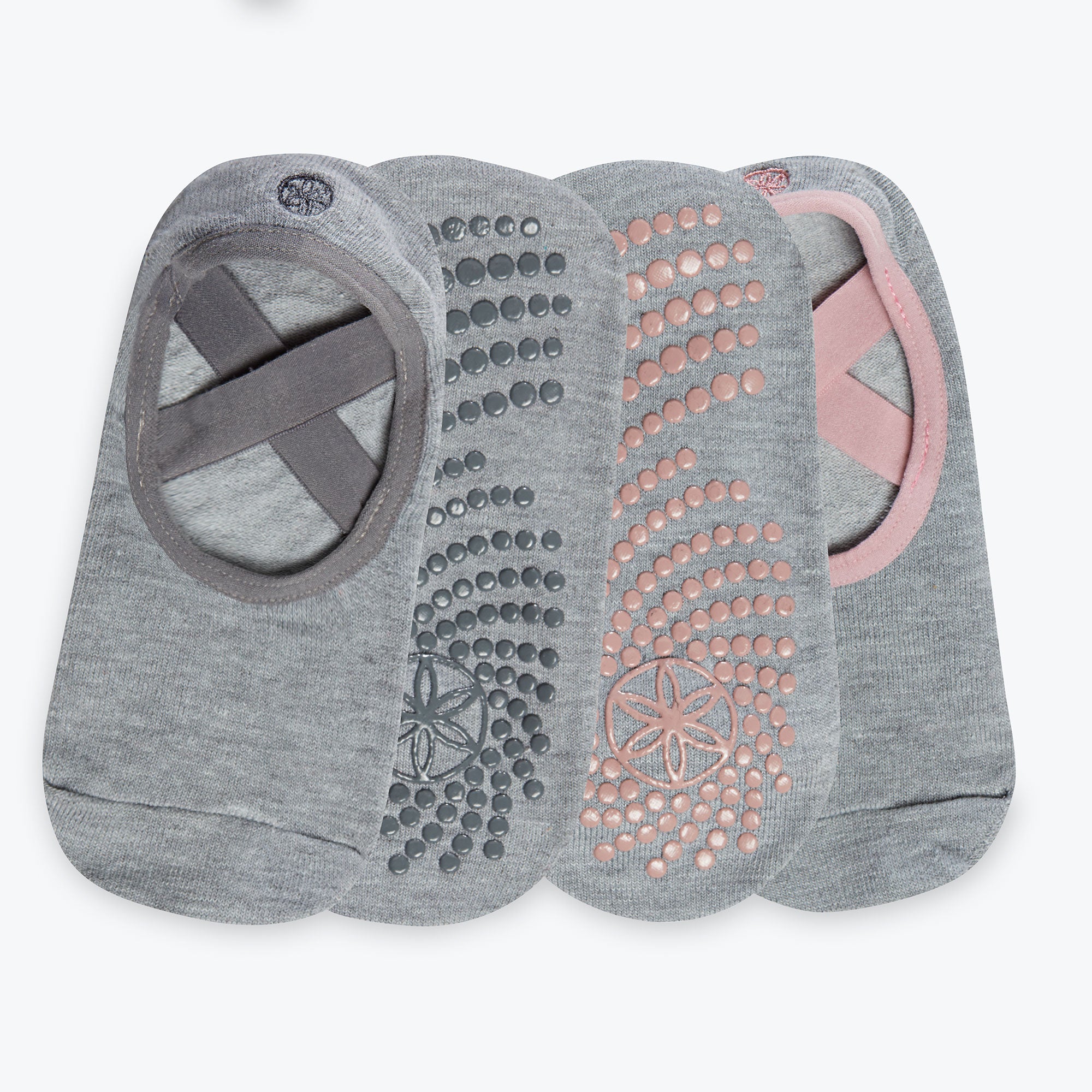 gaiam-grippy-yoga-barre-socks-lot-de-2-chaussettes-antid-rapantes image 6