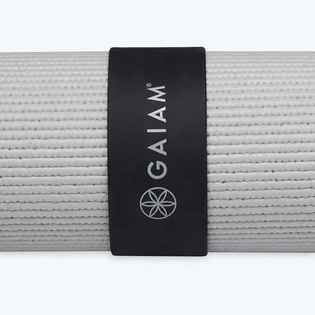 gaiam-yoga-mat-slap-band-sangle-lastique-tapis image 1