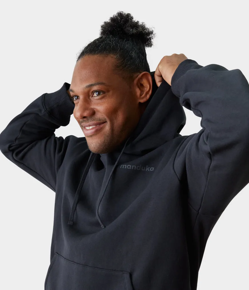 manduka-half-moon-sweat-capuche-homme-molleton image 1