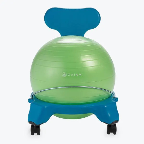 gaiam-kids-classic-balance-ball-chair-chaise-ballon-d-quilibre-enfant-5-7-ans image 1