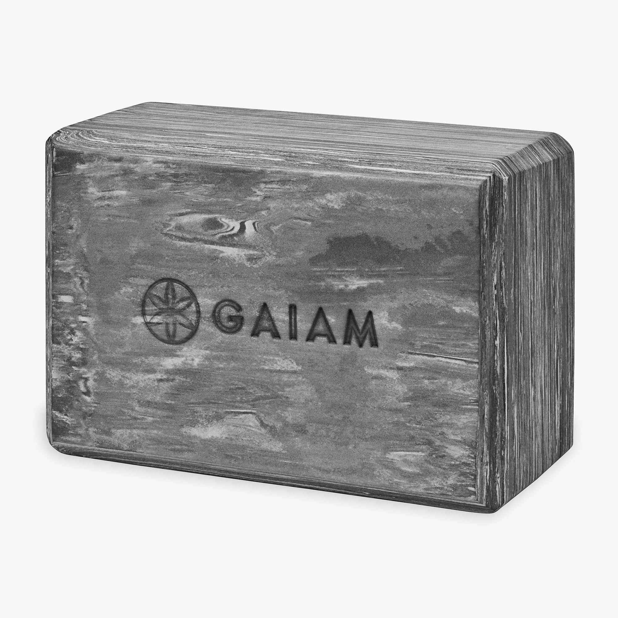 gaiam-marbled-yoga-block-bloc-de-yoga-en-mousse image 1