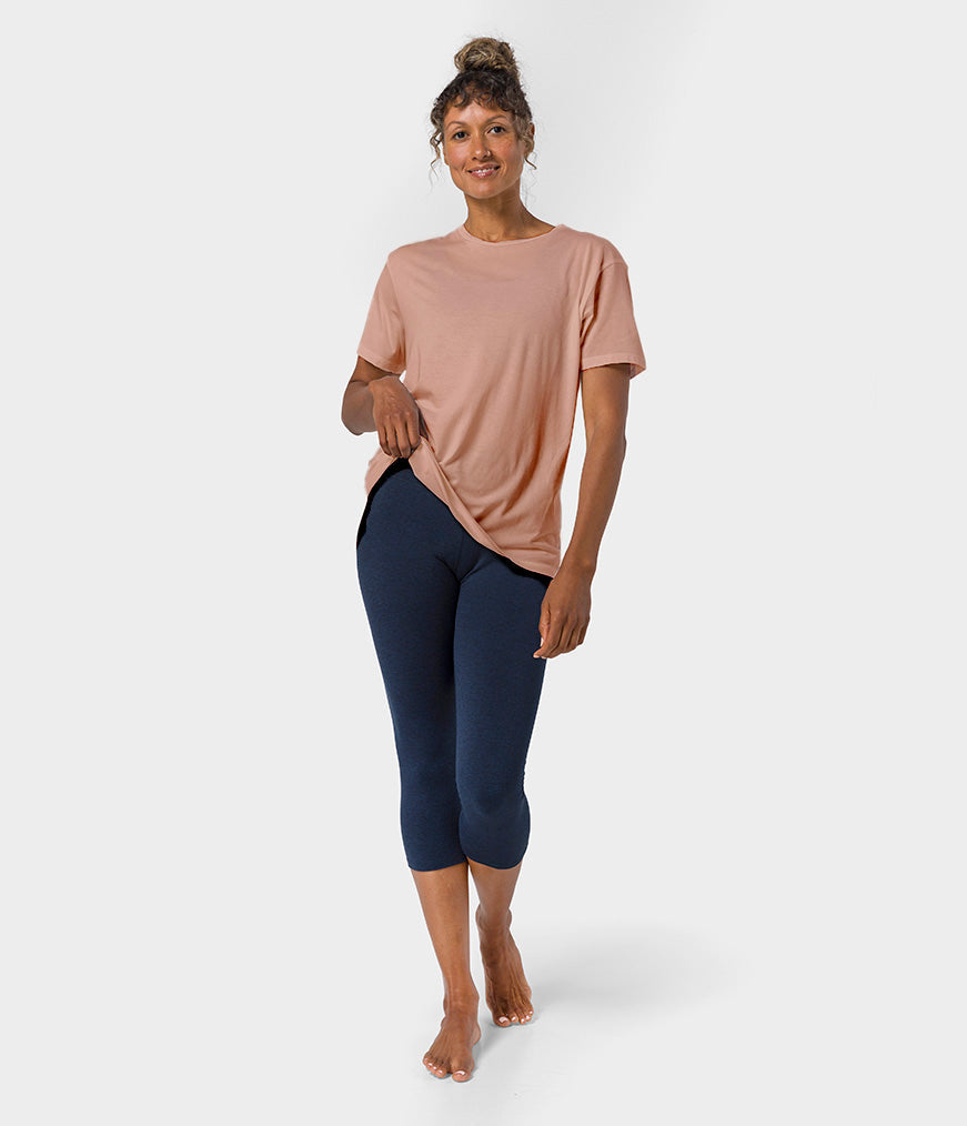 manduka-vinyasa-t-shirt-femme-oversize-coton-supima image 3