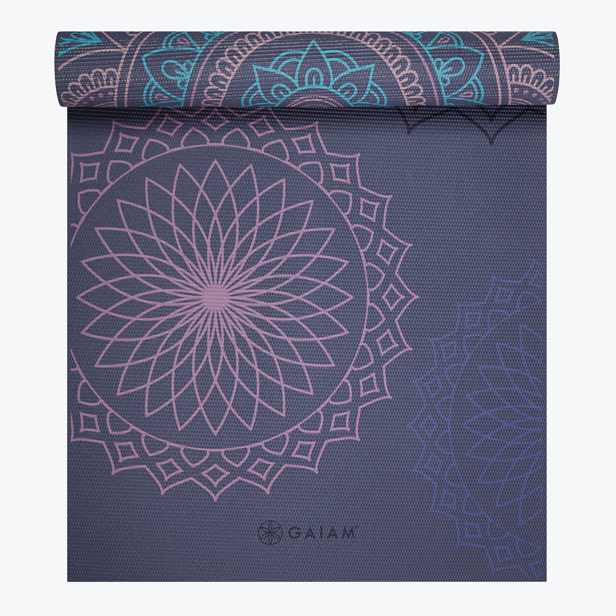 gaiam-premium-reversible-purple-illusion-tapis-de-yoga-6mm image 4