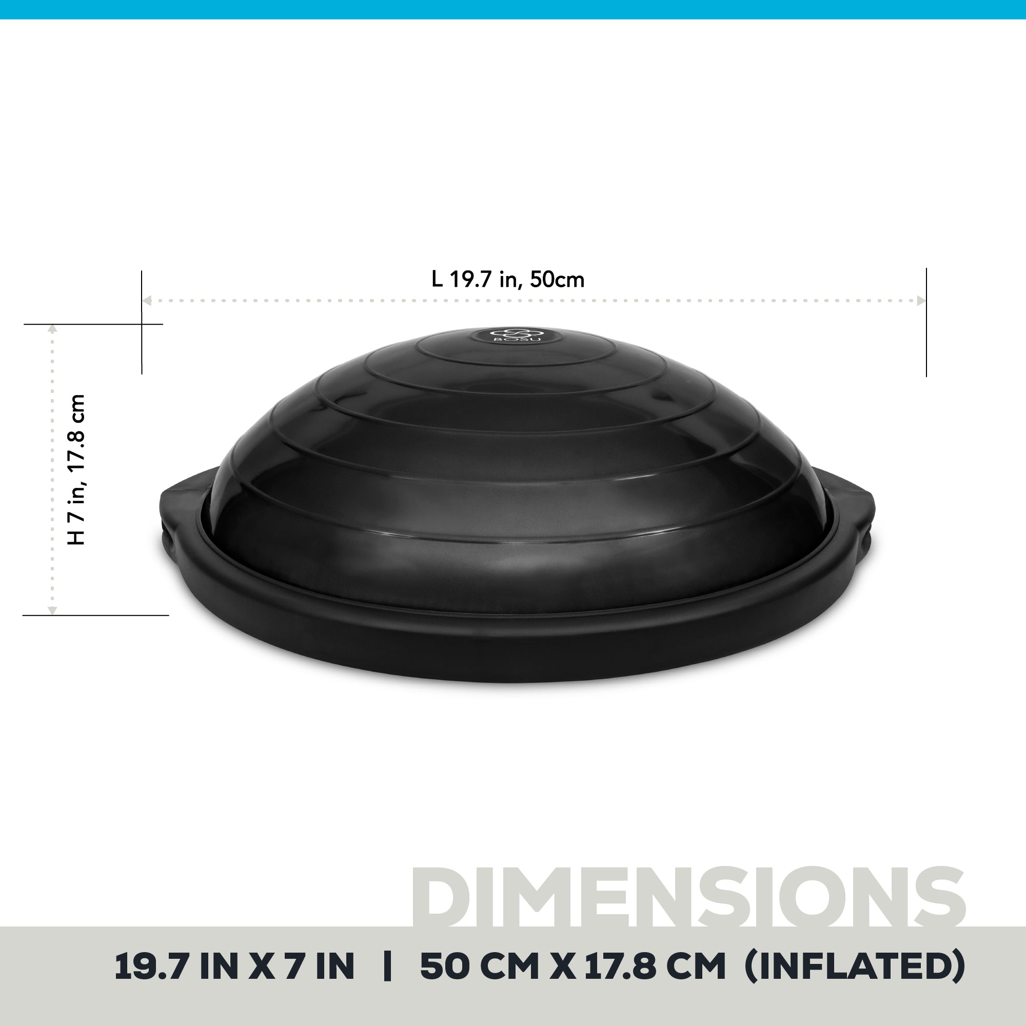 bosu-sport-balance-trainer-50cm-version-compacte-voyage image 4