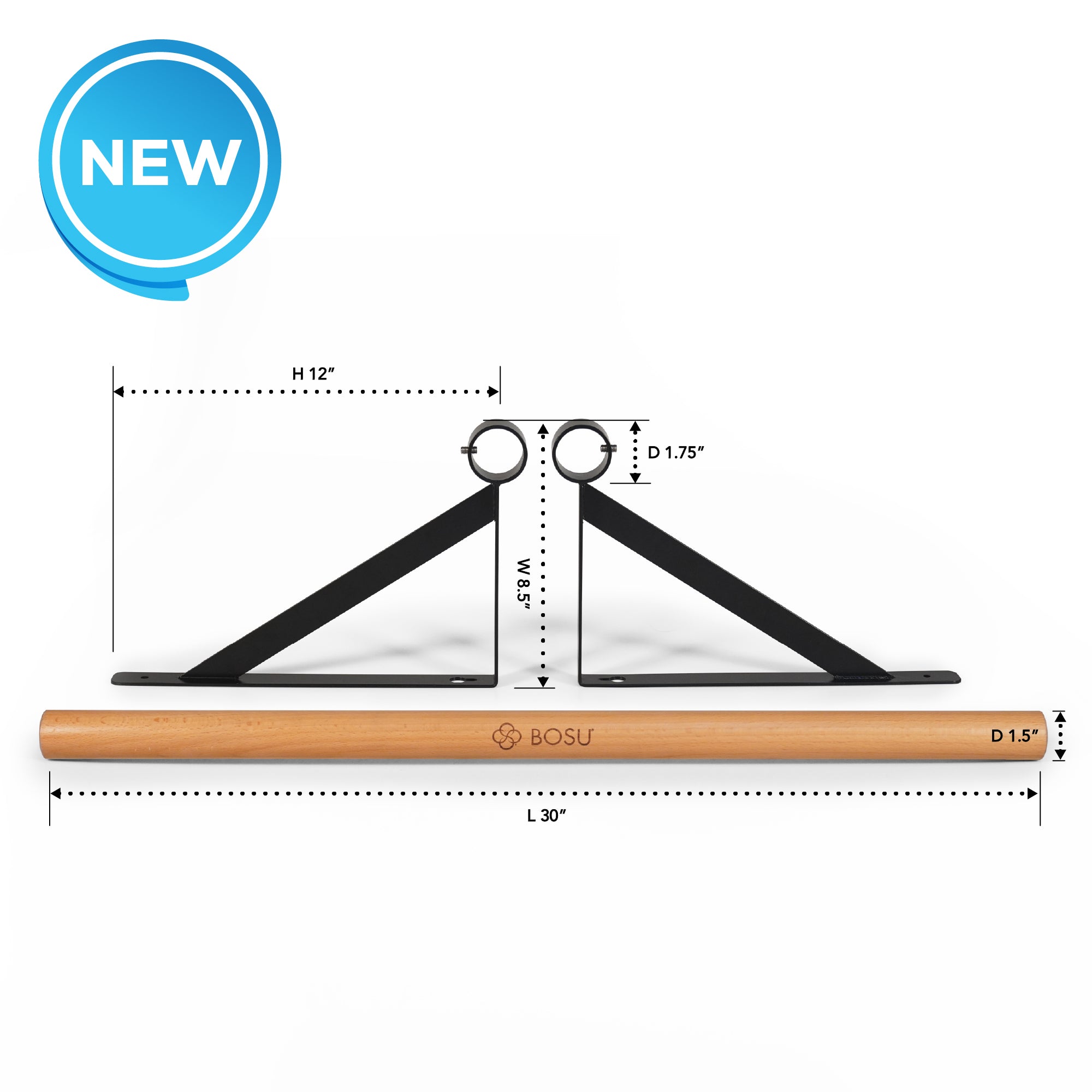 bosu-balance-bar-barre-d-appui-pilates-et-kin image 5