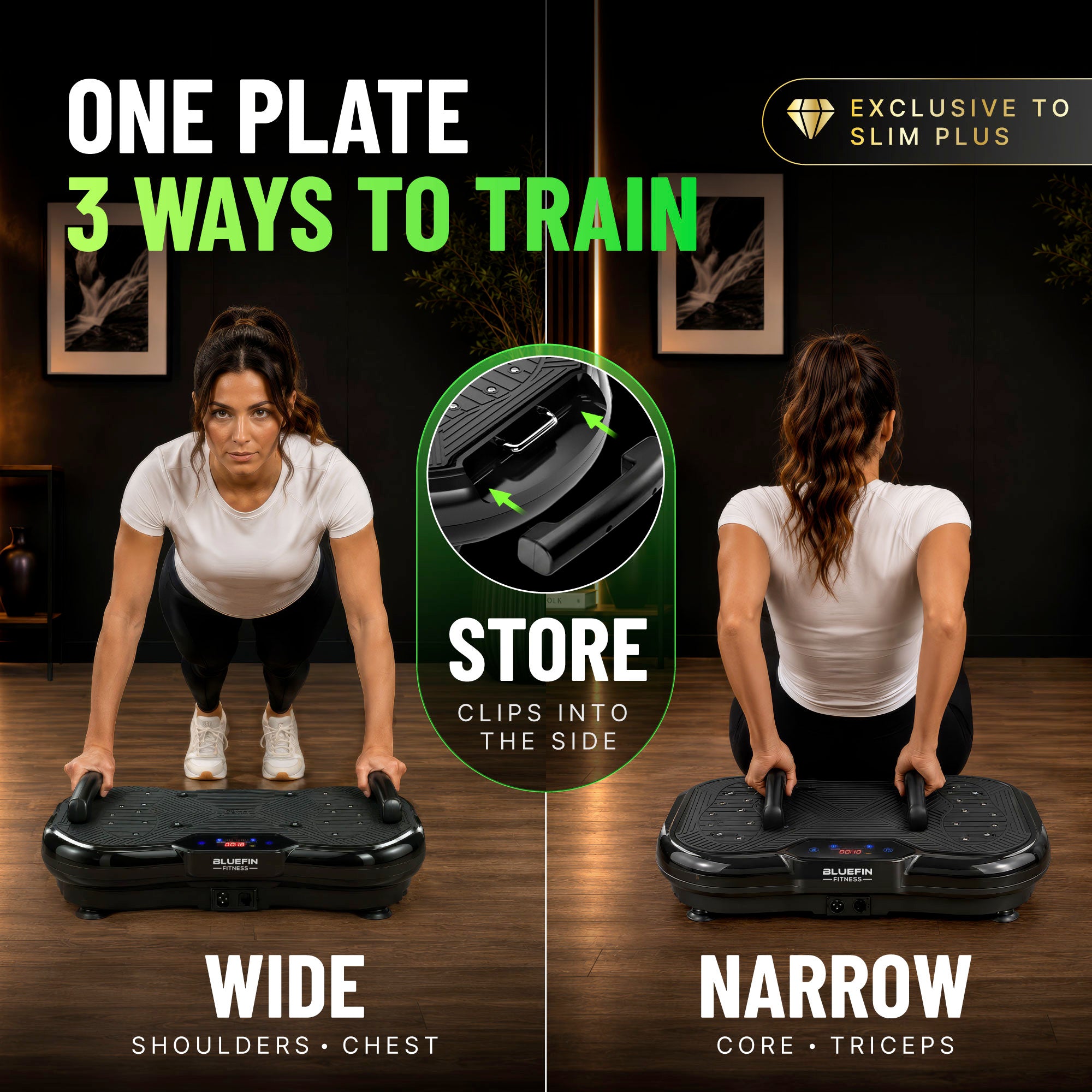 bluefin-fitness-ultra-slim-plus-plateforme-vibrante-n-1-poign-es-amovibles image 2